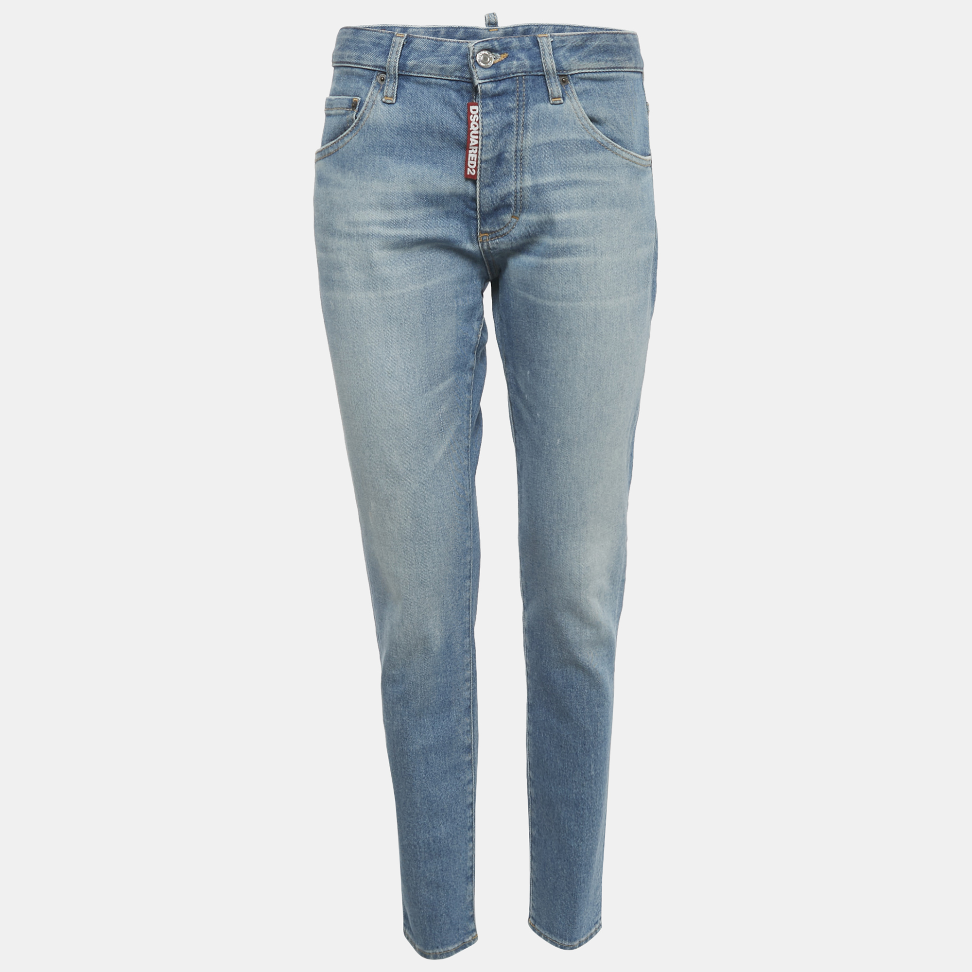 Pre-owned Dsquared2 Blue High Waist Denim Jeans S Waist 31"