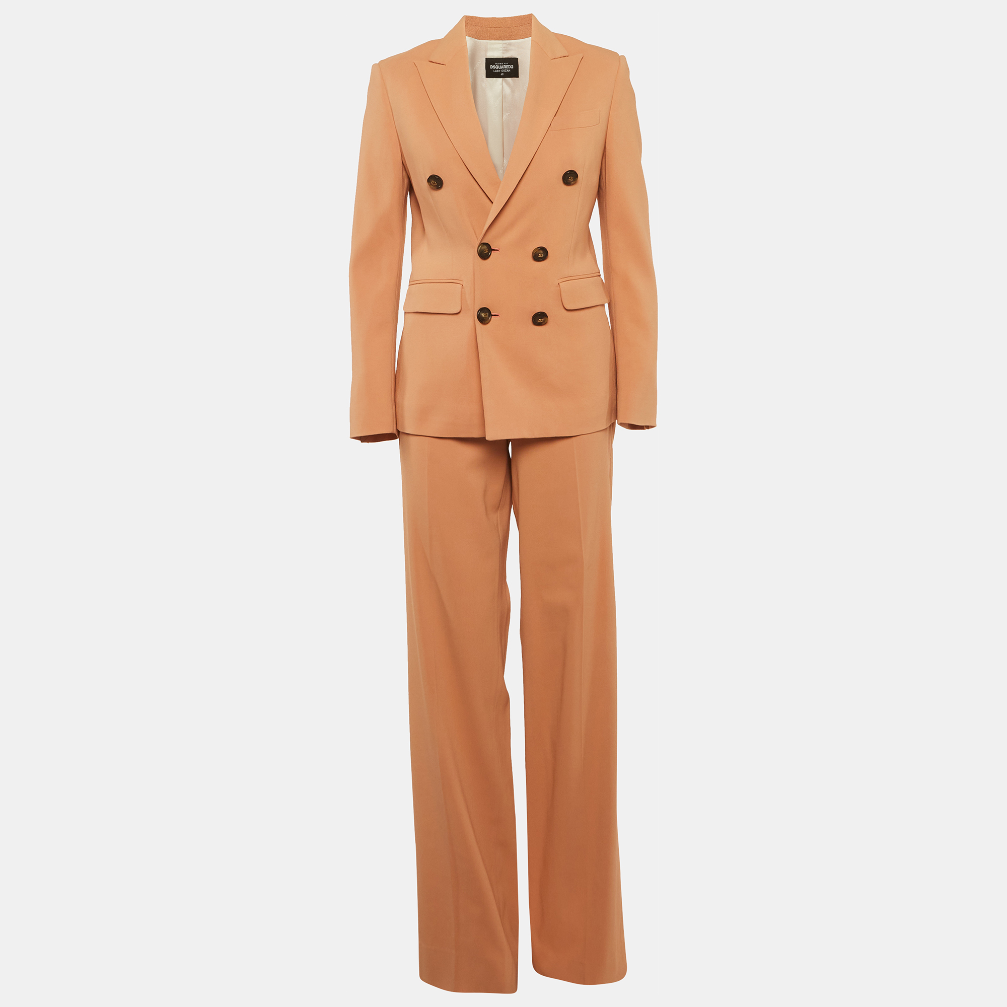 

Dsquared2 Pink Crepe Lady Oscar Suit S