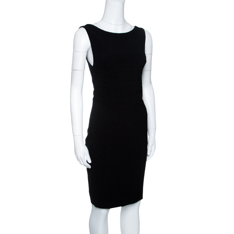 

Dsquared2 Black Sleeveless Sheath Dress