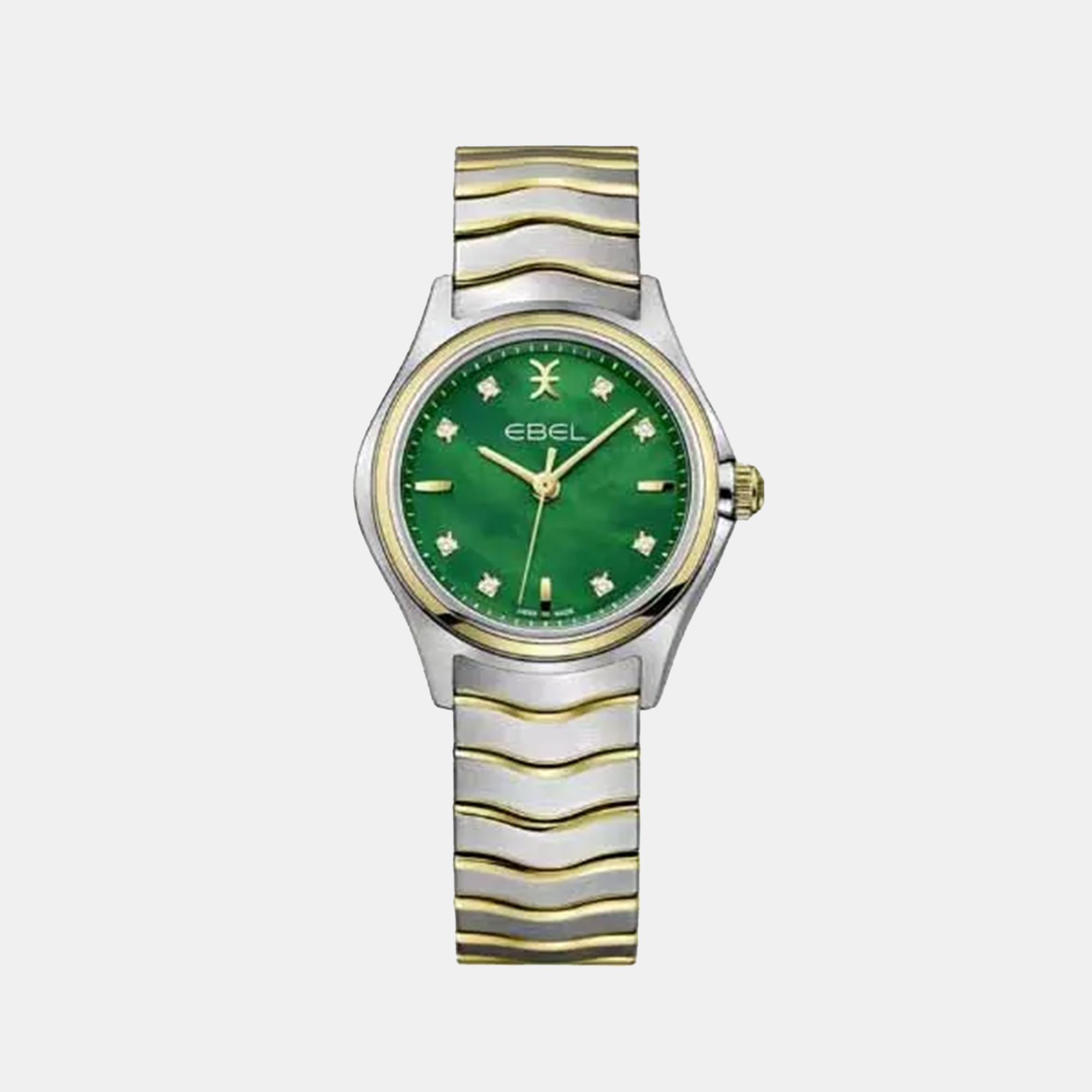 

Ebel Green Stainless Steel Wave