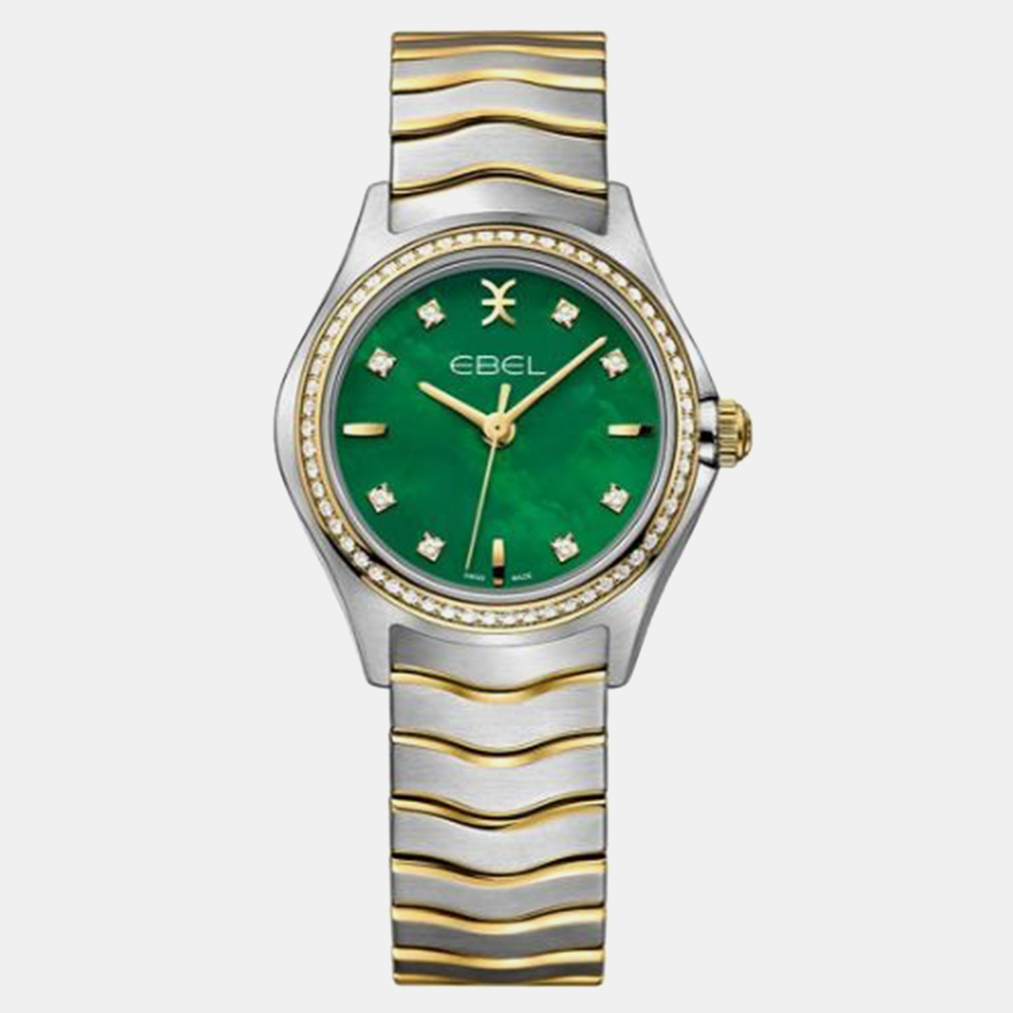 

Ebel Green Stainless Steel Wave