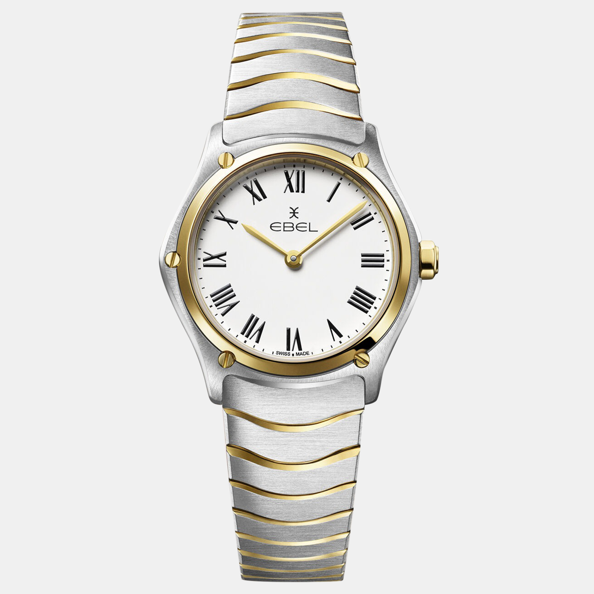 

Ebel White Stainless Steel Sport Wave