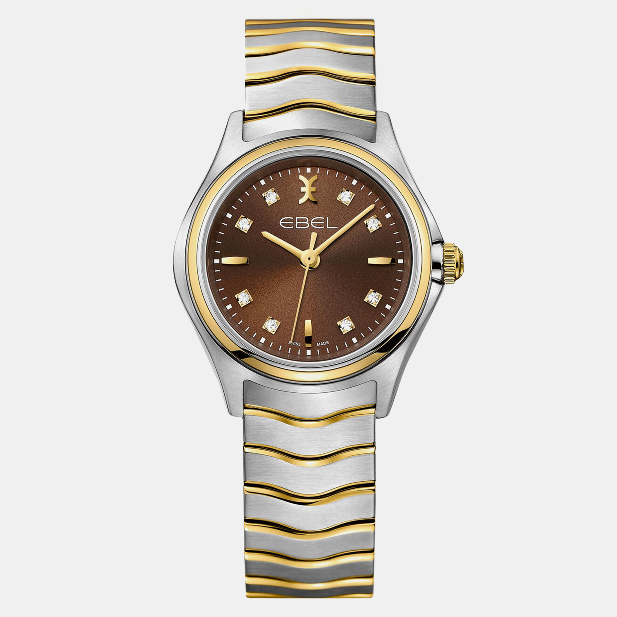 

Ebel Brown Stainless Steel Wave