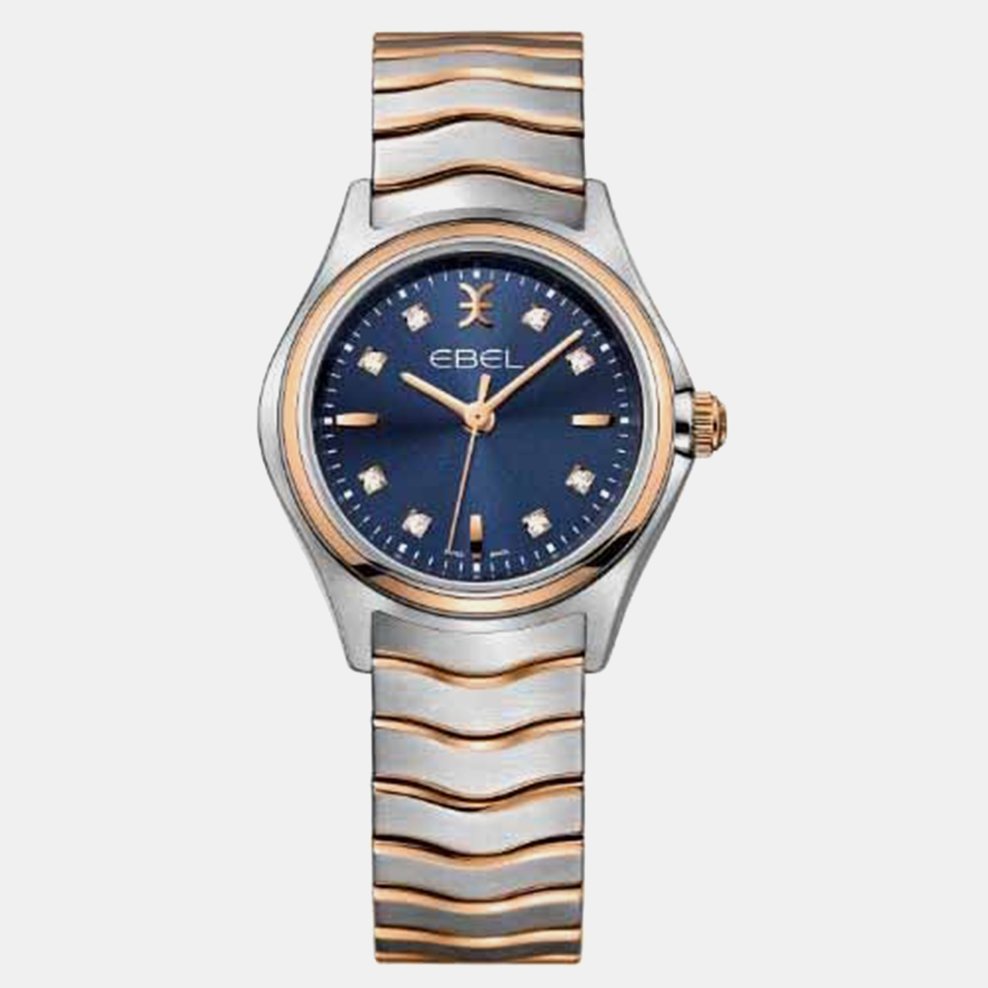 

Ebel Blue Stainless Steel Wave