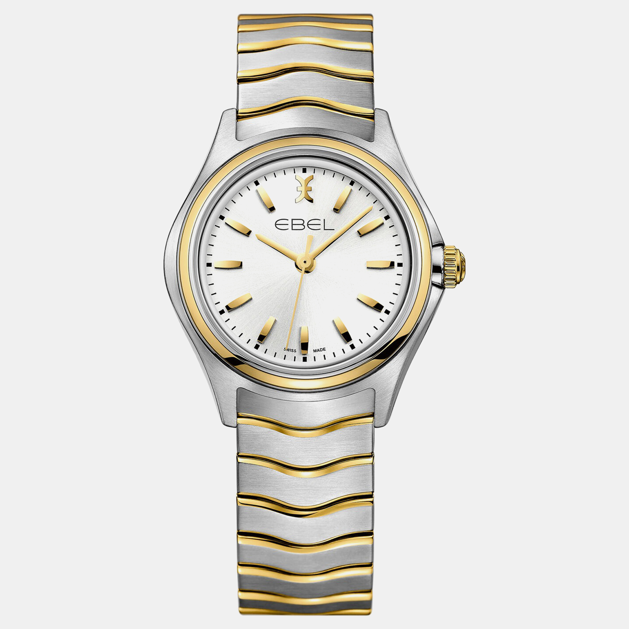 

Ebel White Stainless Steel Wave