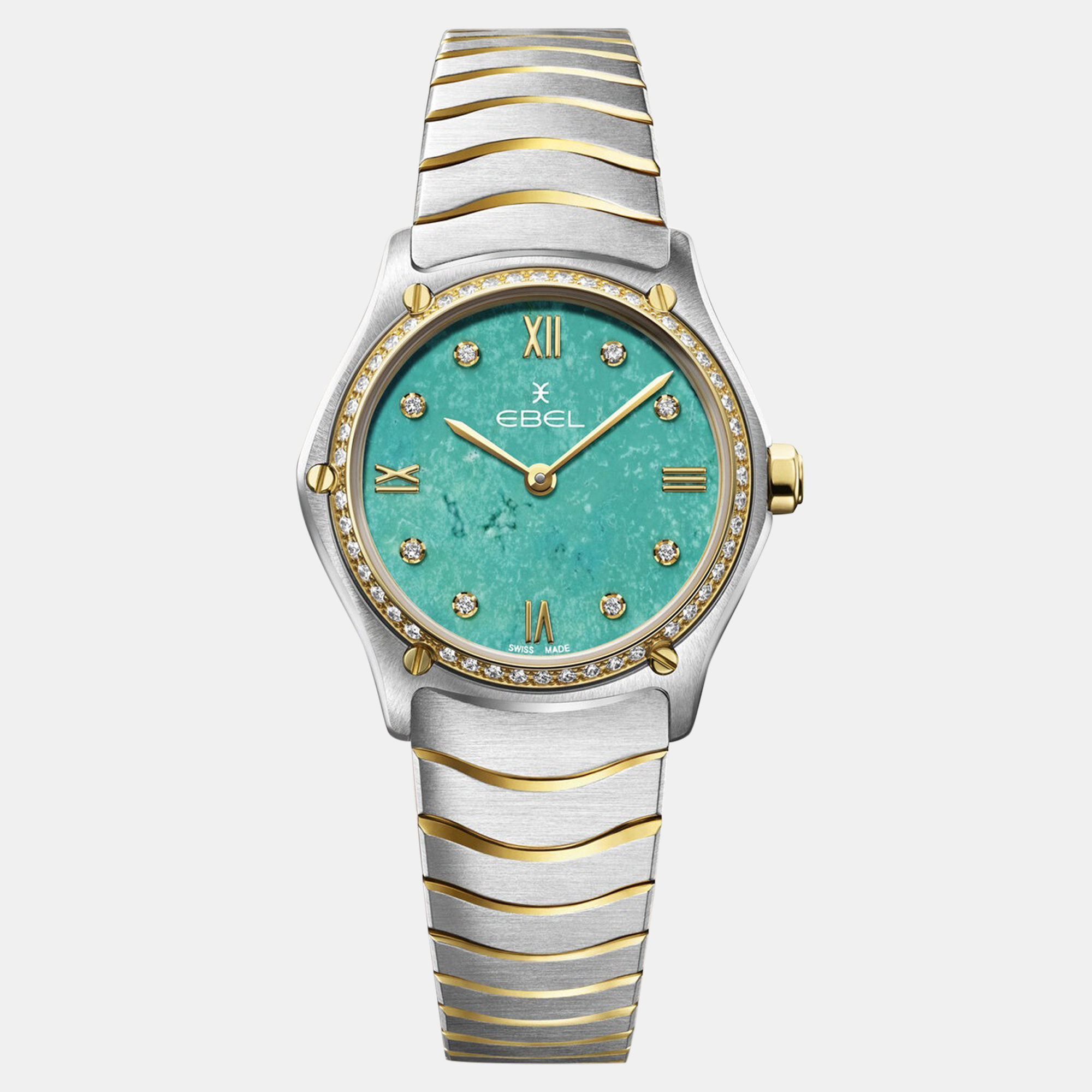 

Ebel Turquoise Stainless Steel Sport Classic, Blue