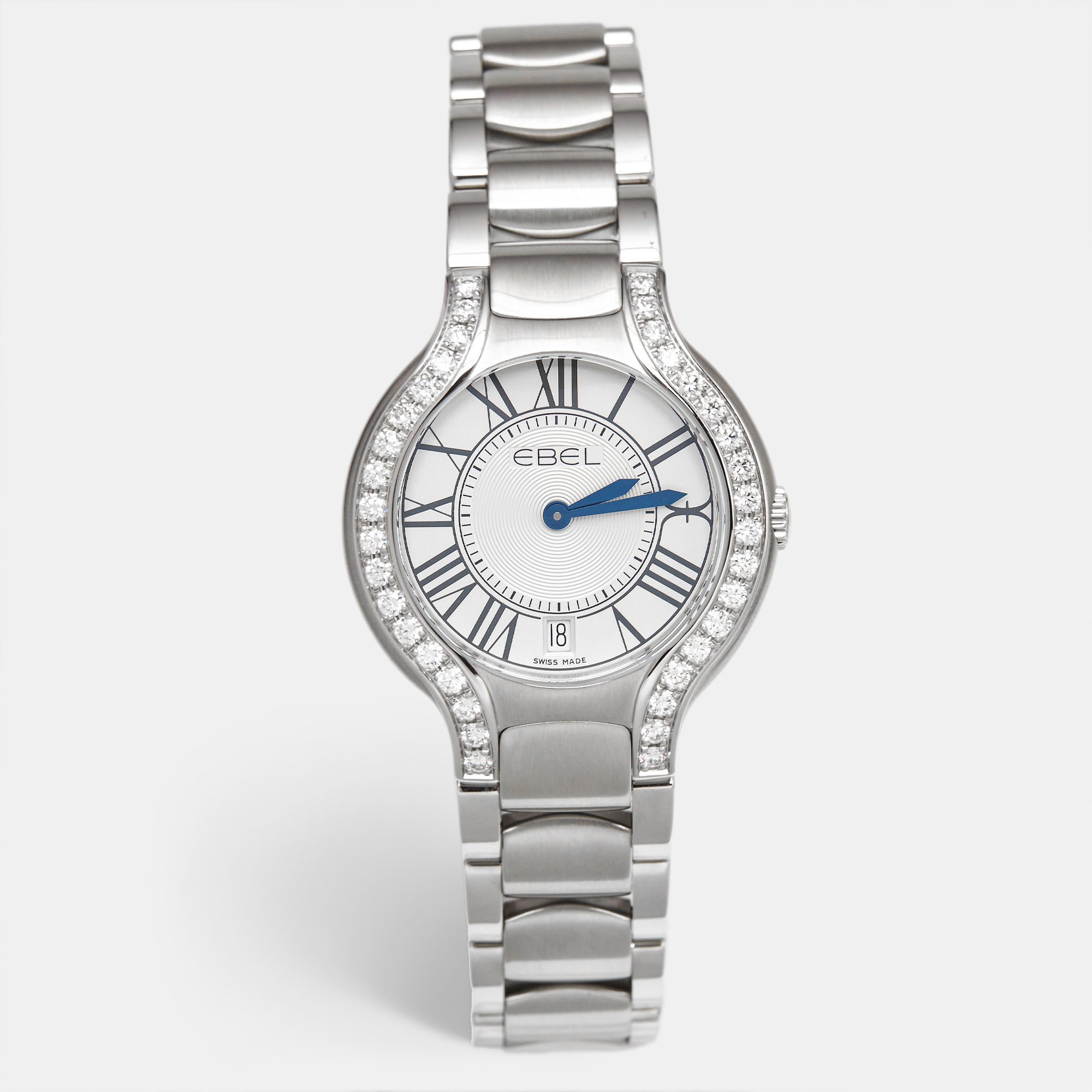 

Ebel Silver Dial Stainless Steel Diamond Beluga