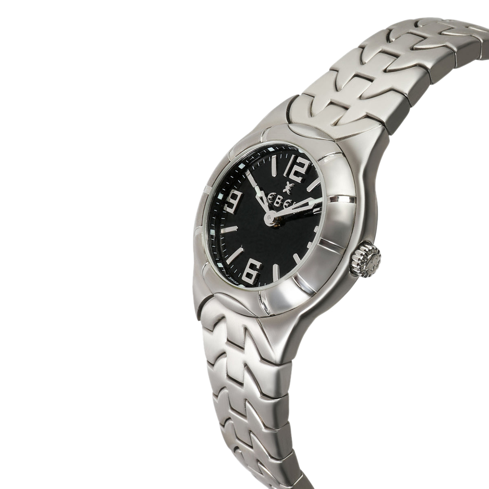 

Ebel Black Stainless Steel Type E Mini 9157C11-3716 Women's Wristwatch 25 MM