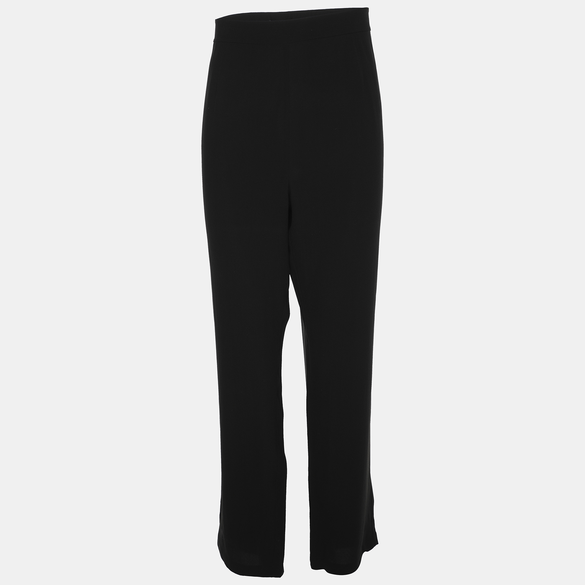 

Eileen Fisher Black Silk Trousers XXL