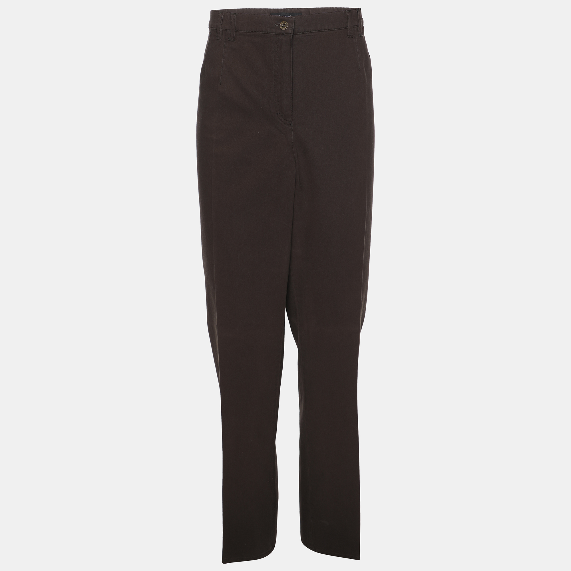 

Elena Miro Grey Cotton Pants XXL