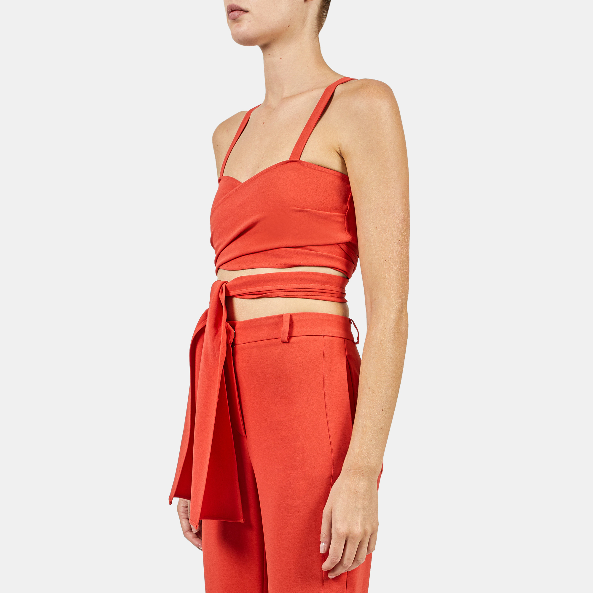 

Elie Saab Sunset Orange Wrap Around Bralette