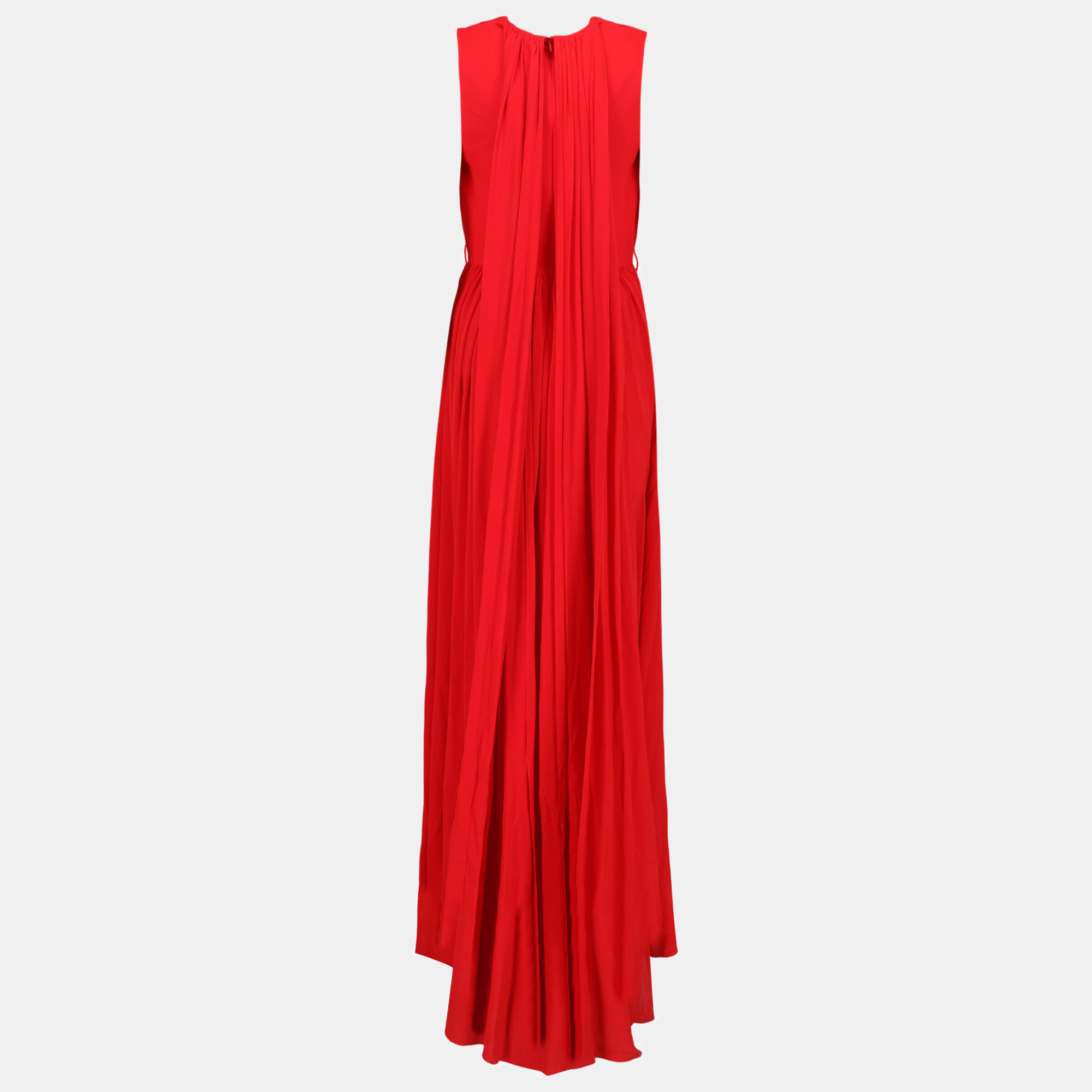 

Elie Saab Women's Silk Long Dress - Red