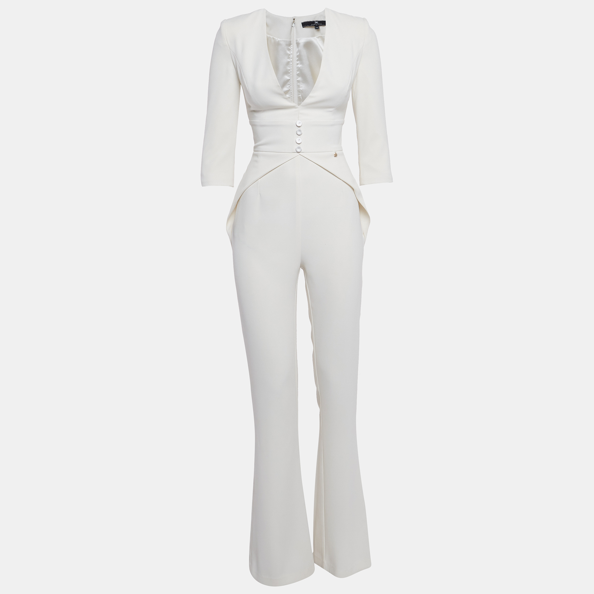 Elisabetta franchi white jumpsuit online