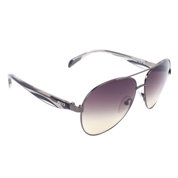 Emilio Pucci 132S Grey Oversized Womens Sunglasses