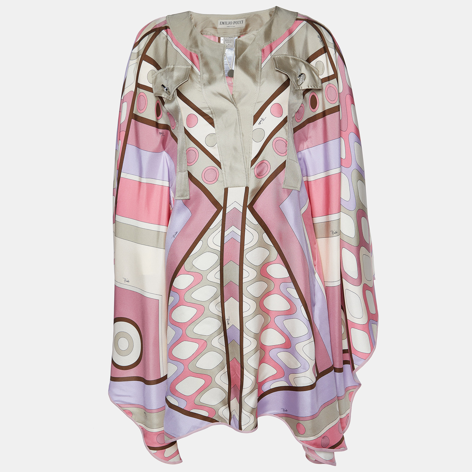 

Emilio Pucci Silk Mini Dress 38, Pink