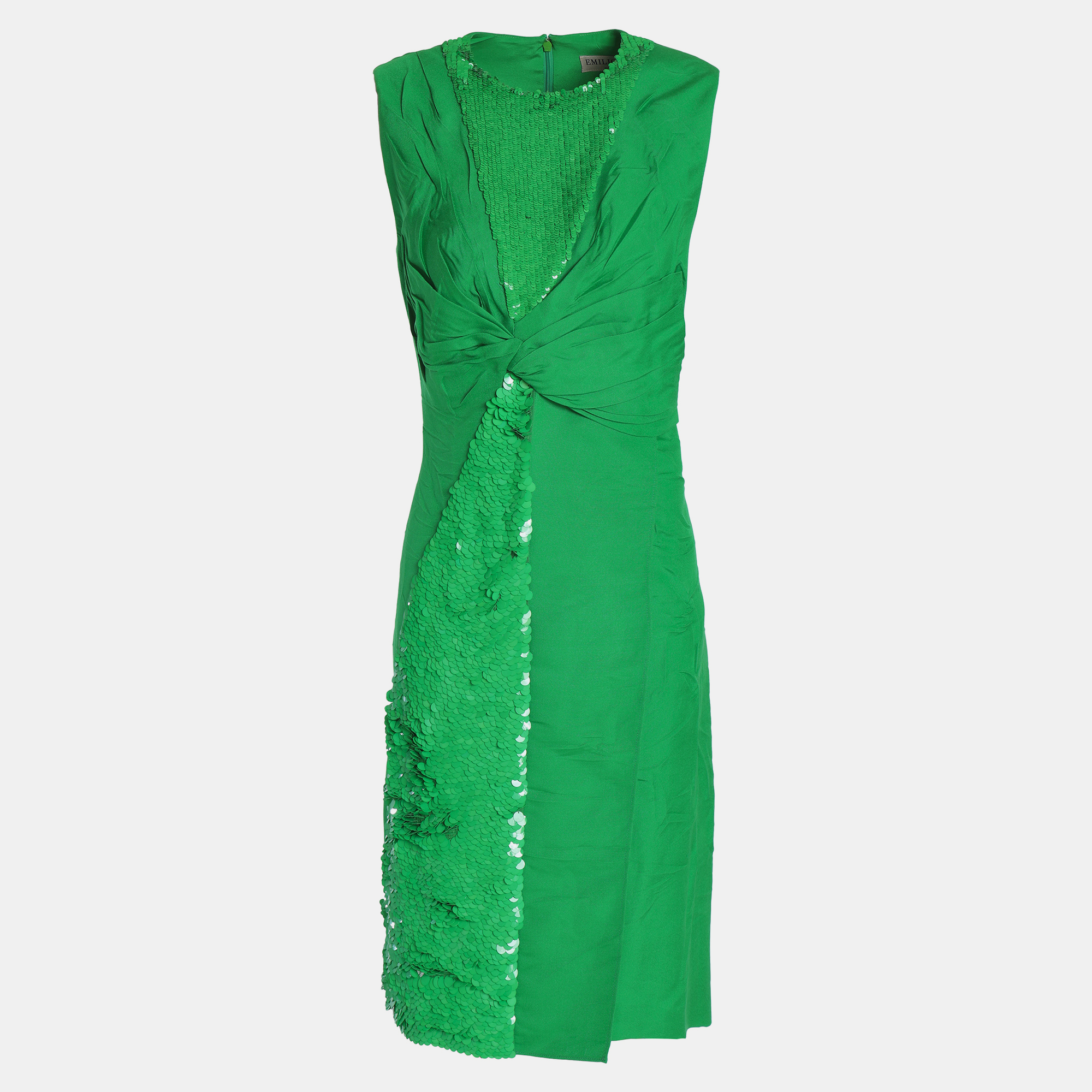 

Emilio Pucci Polyester Knee Length Dress 38, Green