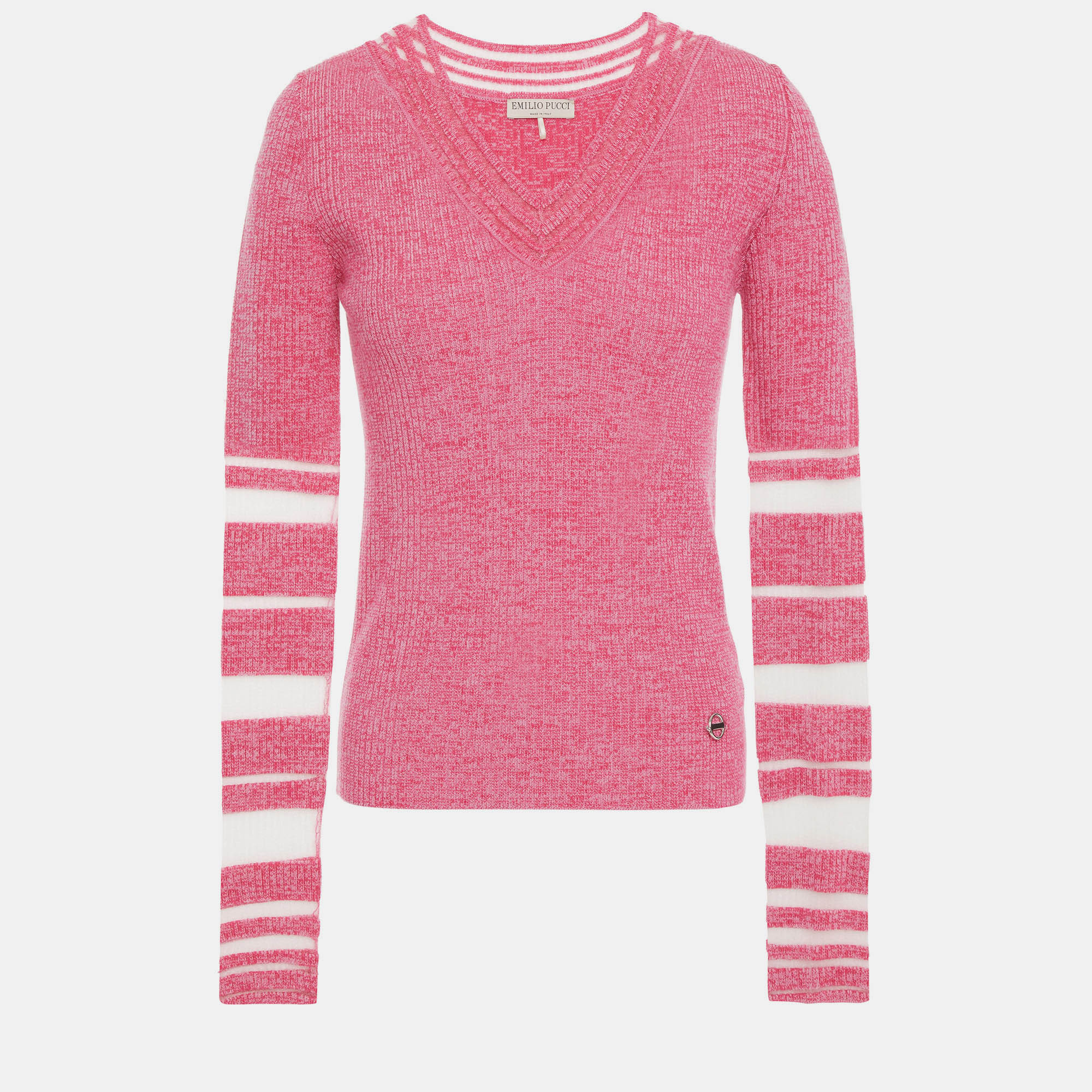 Virgin Wool V-Neck Sweater