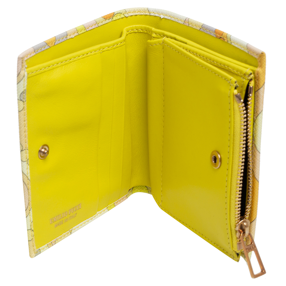 

Emilio Pucci Multicolor Leather Bifold Wallet