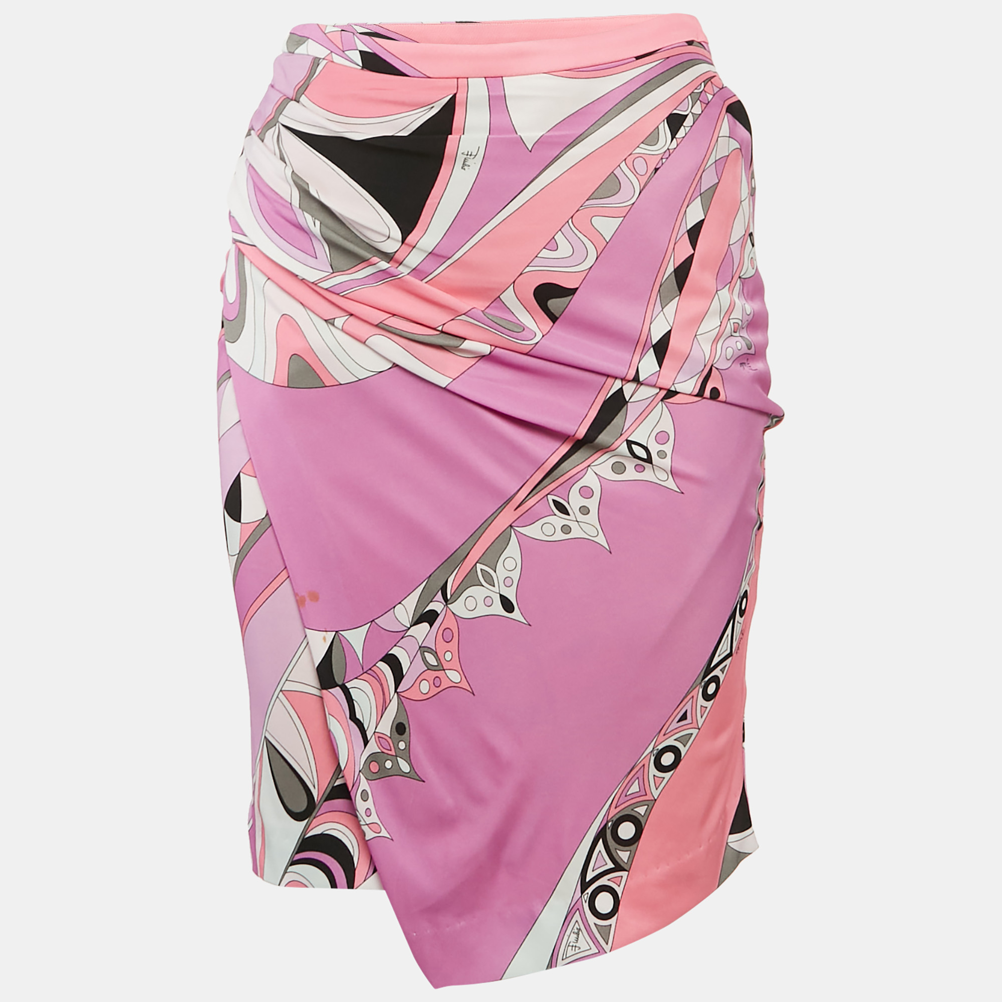 

Emilio Pucci Multicolor Printed Knee-Length Skirt S