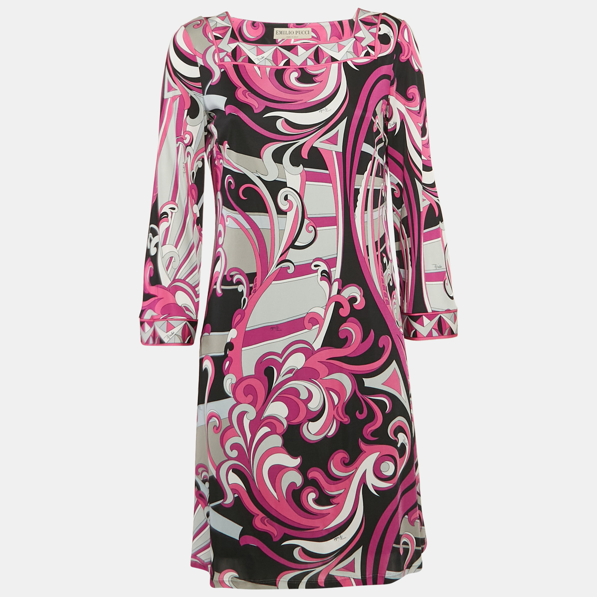 

Emilio Pucci Multicolor Printed Jersey Mini Dress M, Pink