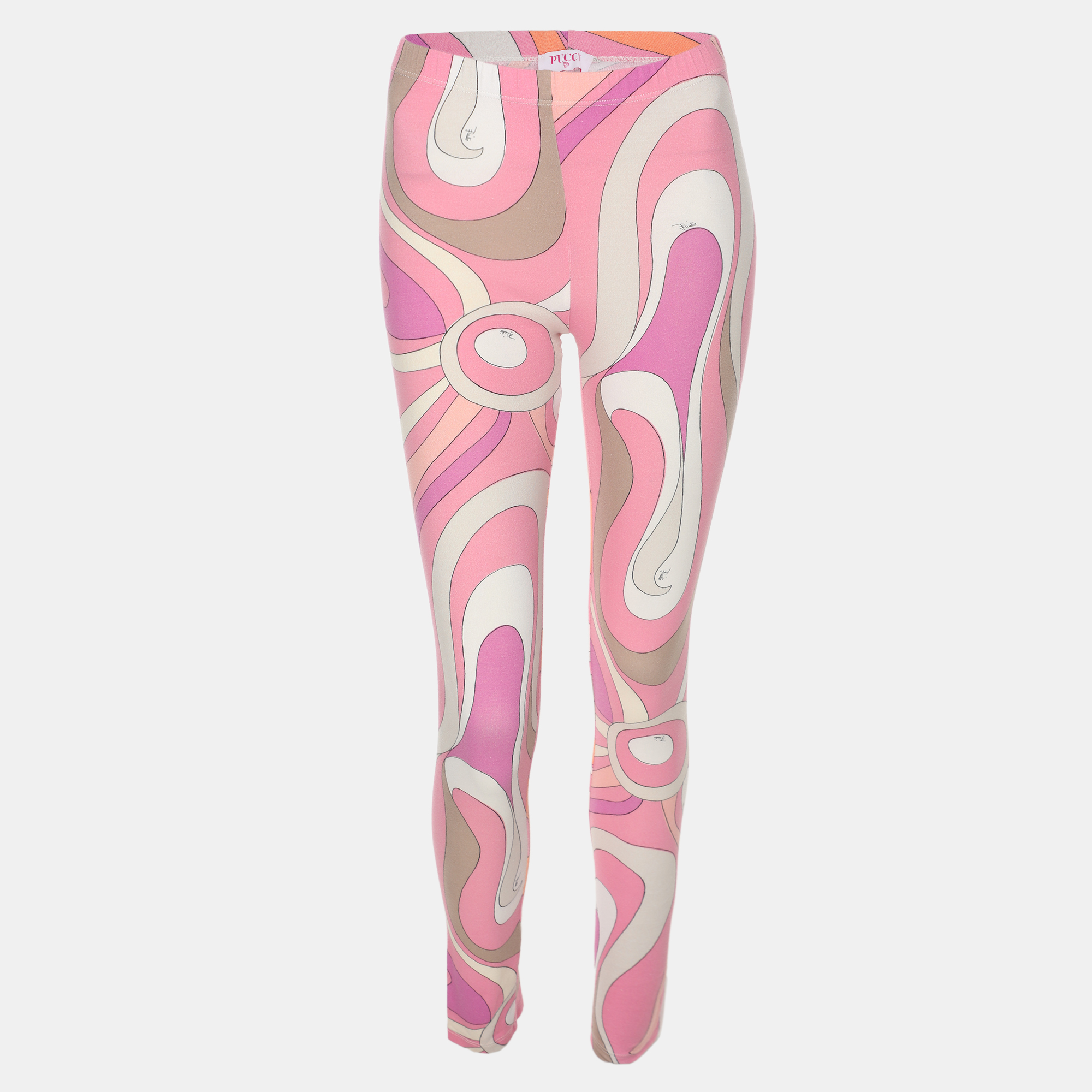 

Pucci Multicolor Stretch Knit Leggings M