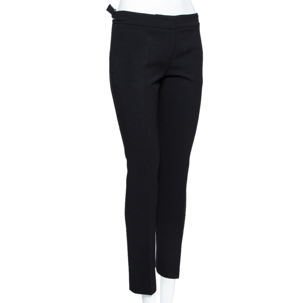 

Emilio Pucci Black Wool tapered Leg Pants