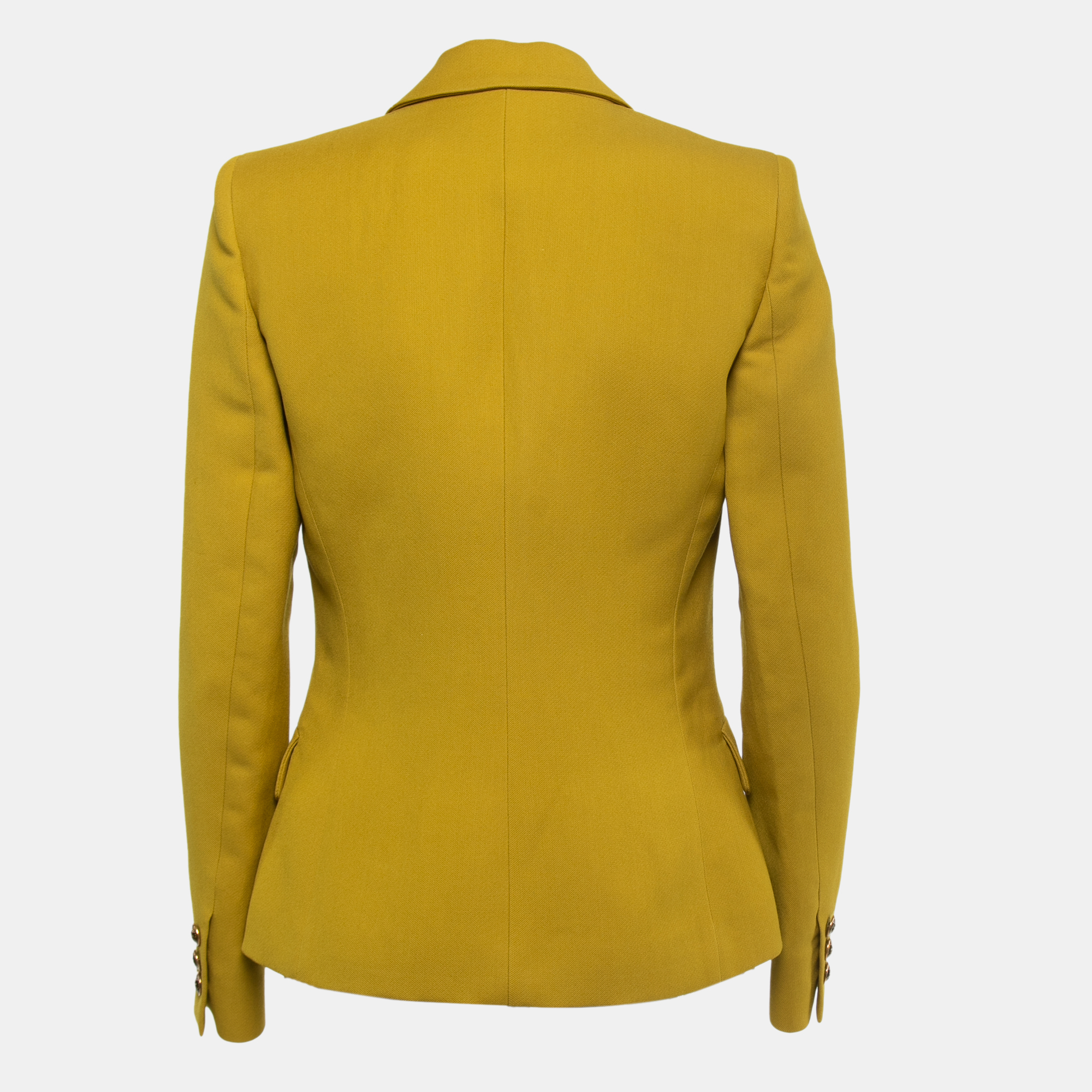 

Emilio Pucci Yellow Wool & Silk Blazer