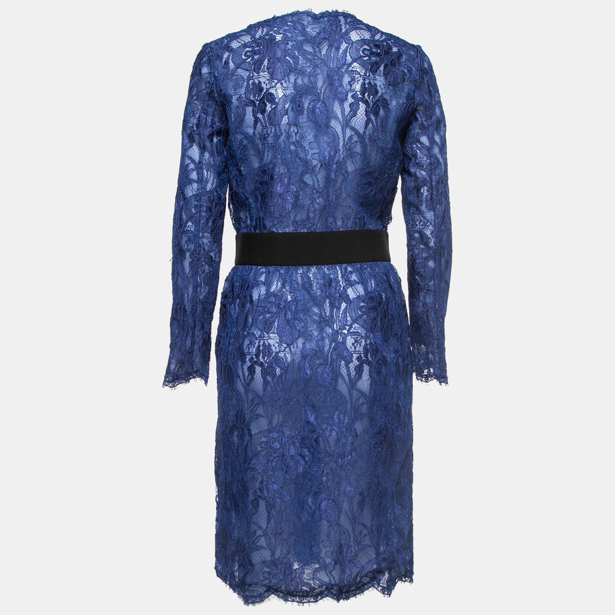

Emilio Pucci Blue Fabric Blend Dress(Silk/Cashmere/Cotton/Wool ), Navy blue