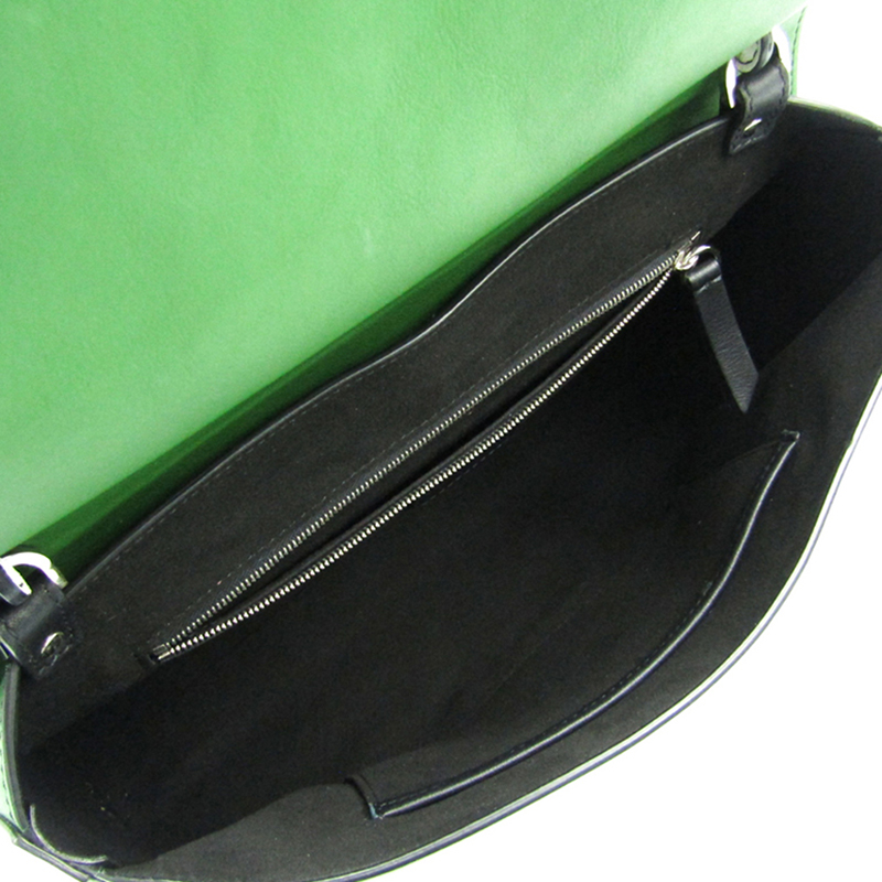

Emilio Pucci Green Leather Micro Pilot Shoulder Bag