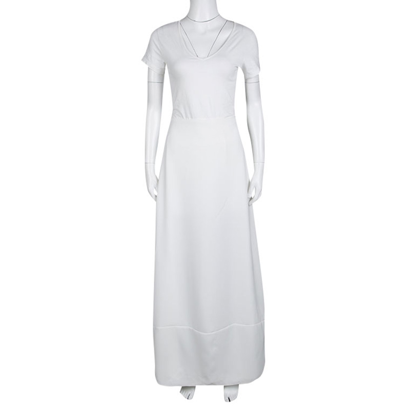 

Emporio Armani White Maxi Skirt