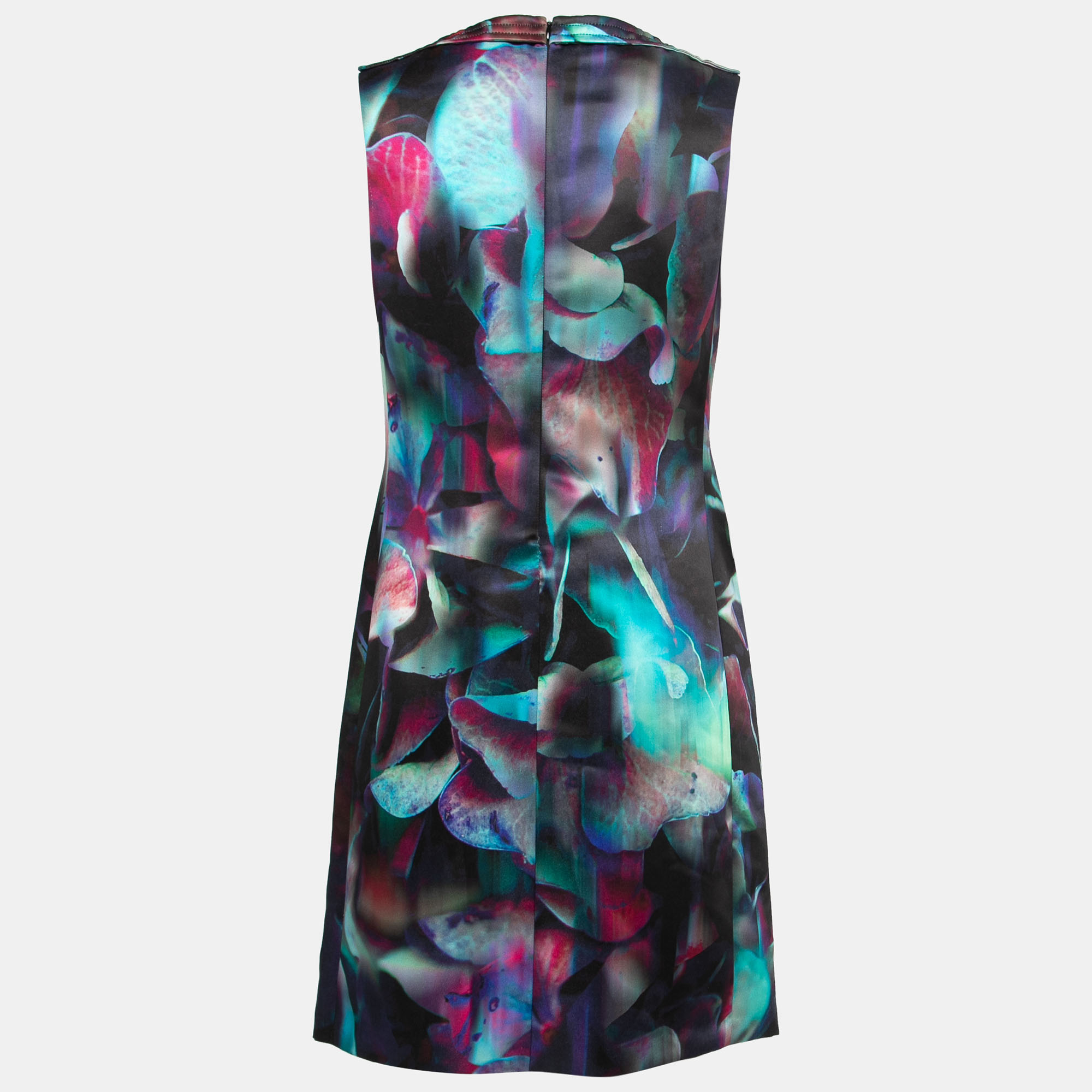 

Emporio Armani Multicolor Digital Floral Print Sleeveless Dress