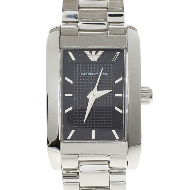 Emporio Armani Black Stainless Steel AR1656 Women's Wristwatch 20MM