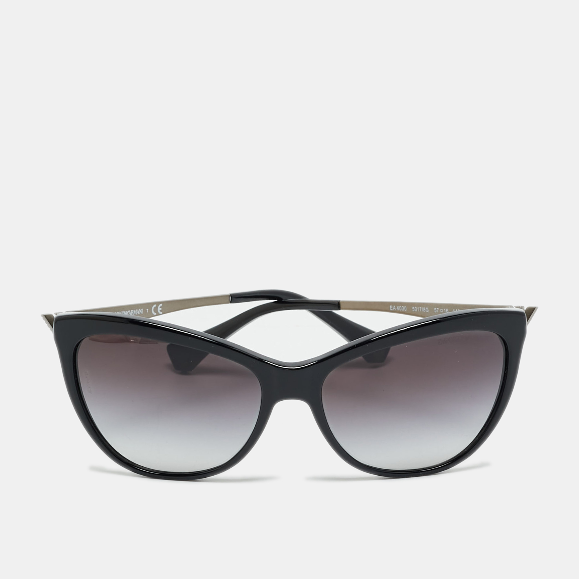 

Emporio Armani Black Gradient EA 4030 Cat Eye Sunglasses