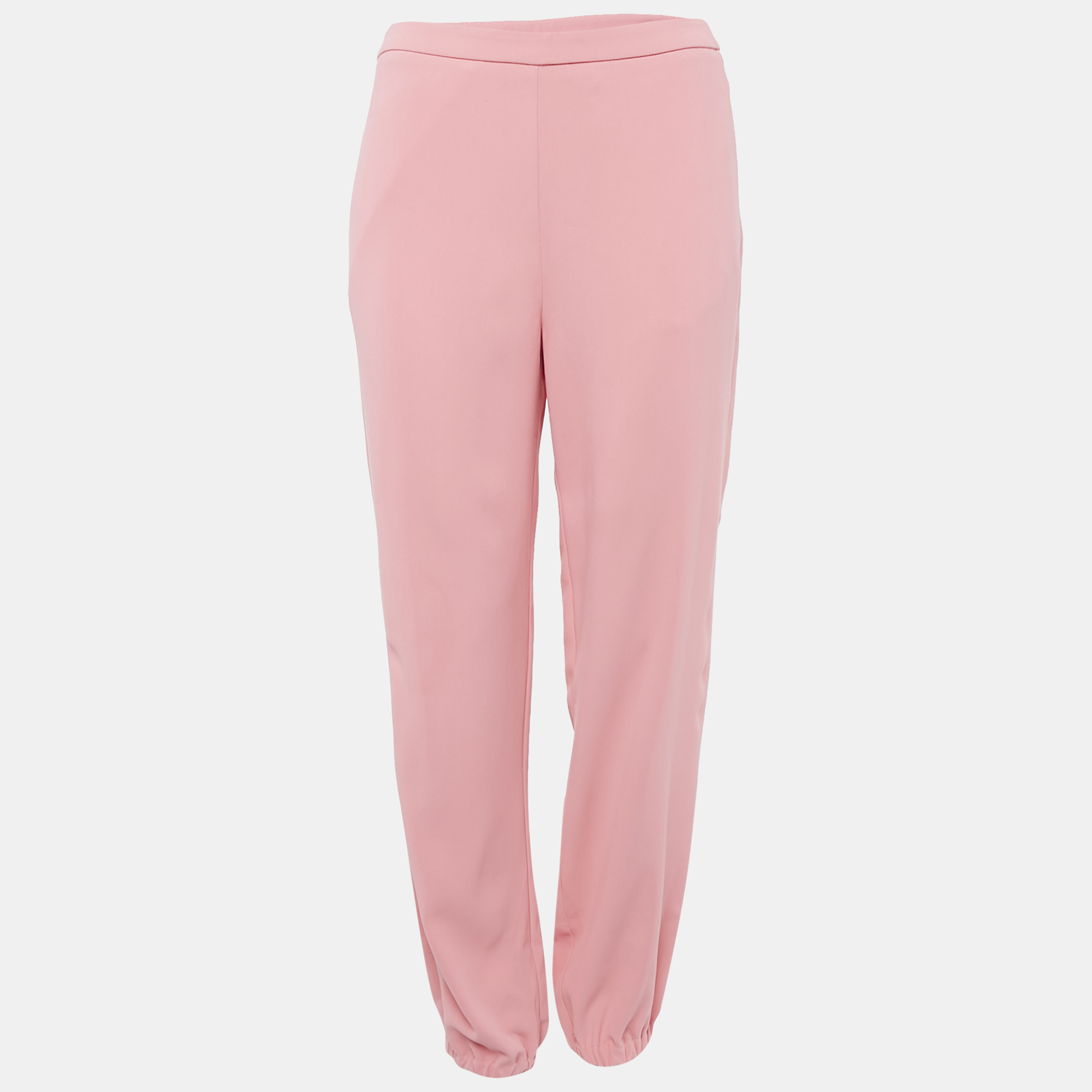 

Emporio Armani Pink Crepe Trousers S