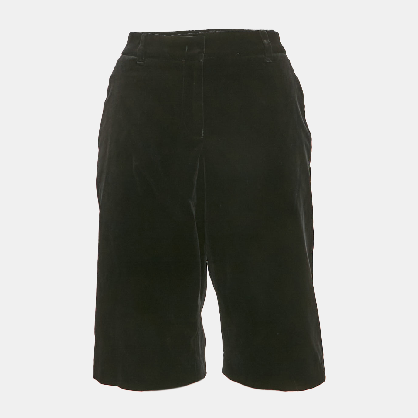 

Emporio Armani Black Velvet Shorts L