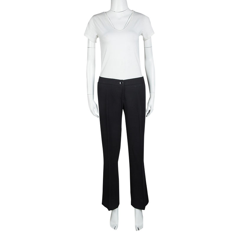 

Emporio Armani Black Wool Trousers