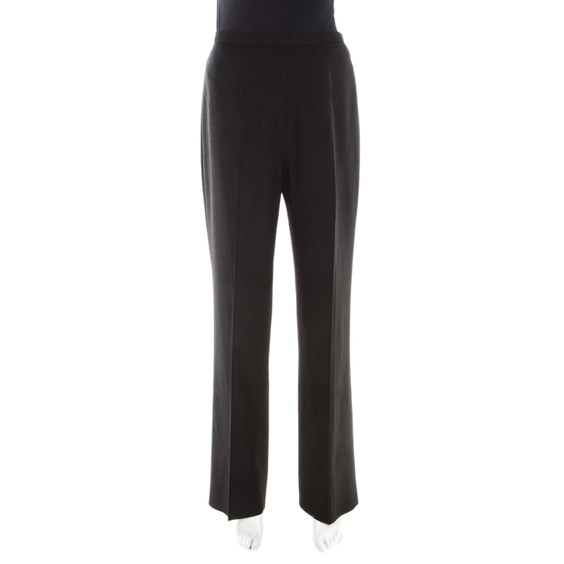 black armani trousers