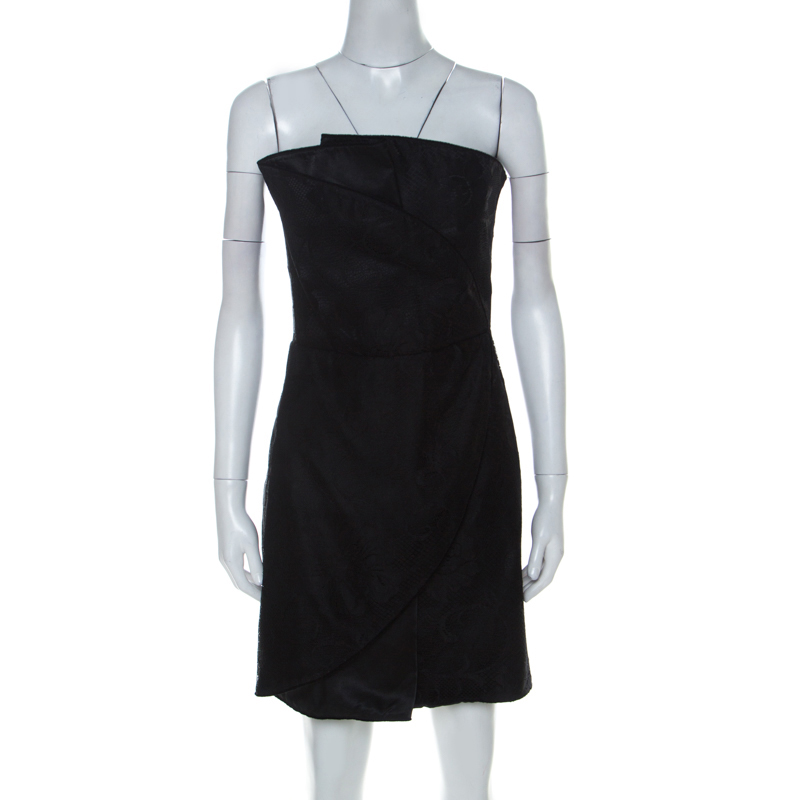 armani black dress