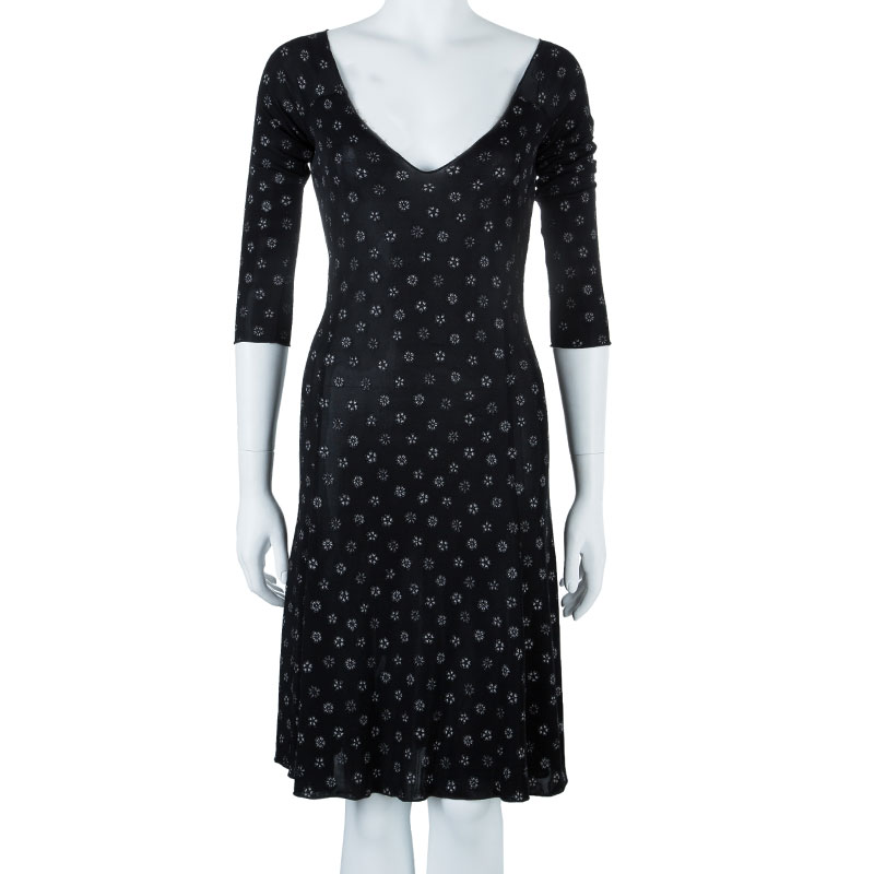 

Emporio Armani Black Floral Dress