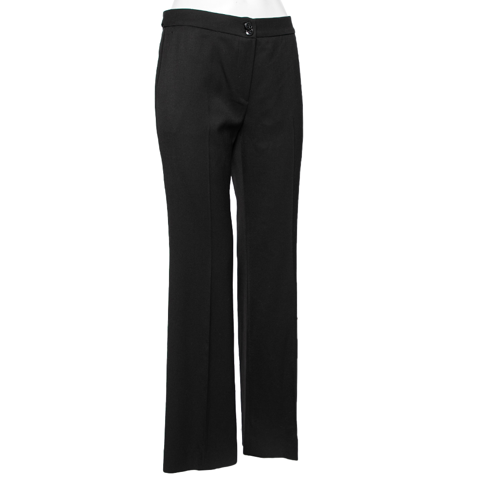 

Emporio Armani Black Wool Trousers