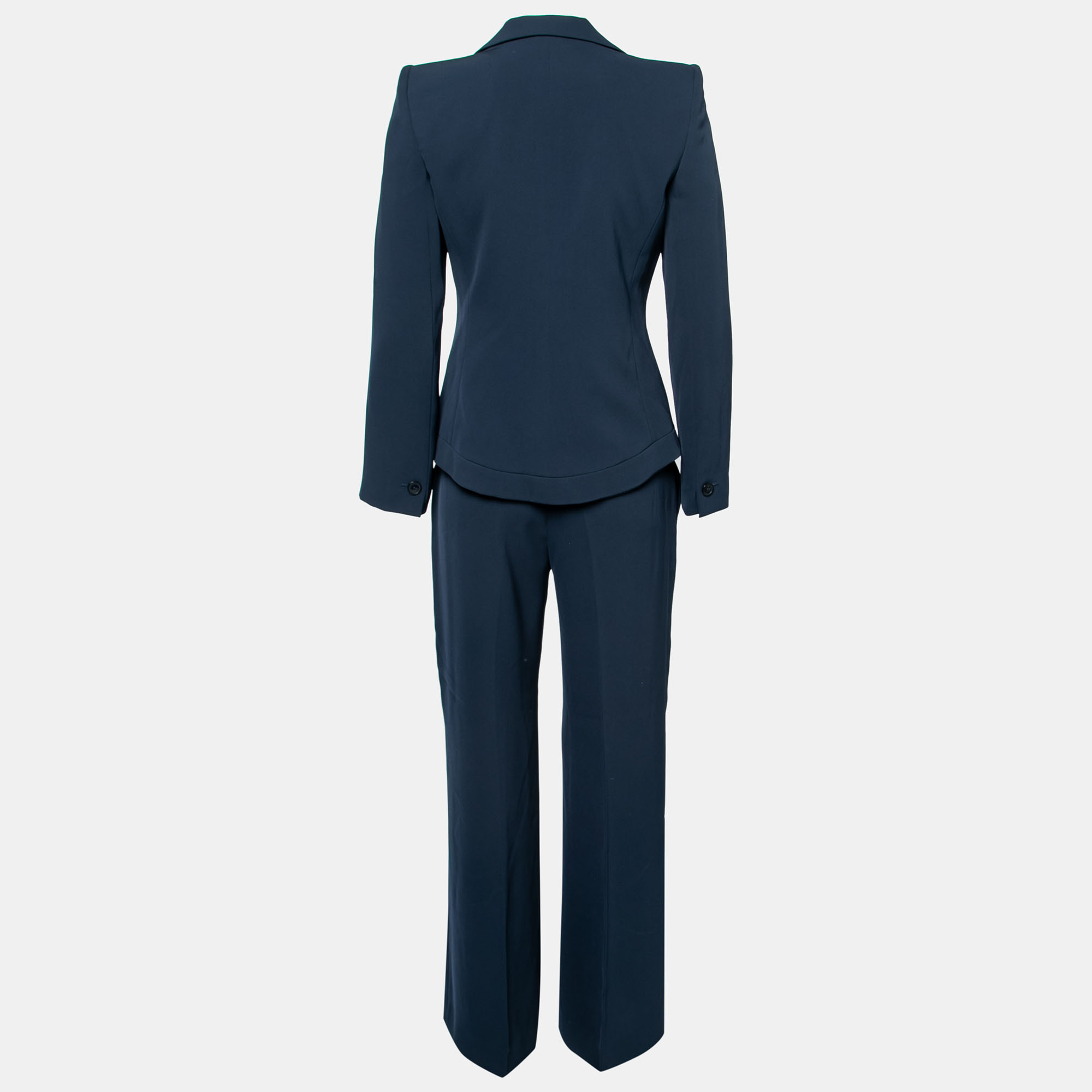 

Emporio Armani Navy Blue Crepe Pant Suit