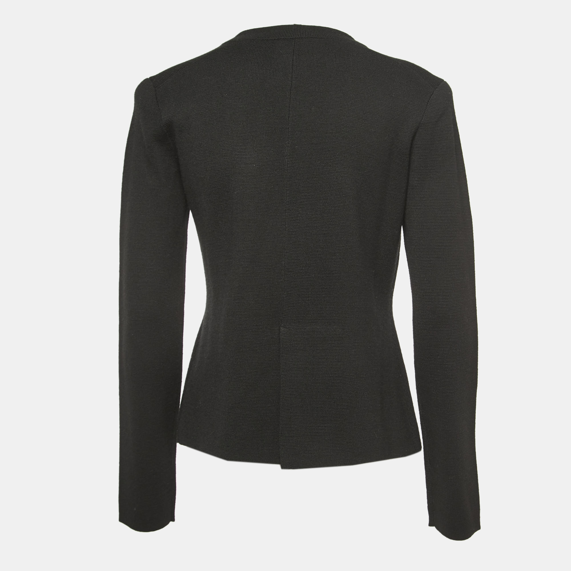 

Emporio Armani Black Wool Double Breasted Sweater