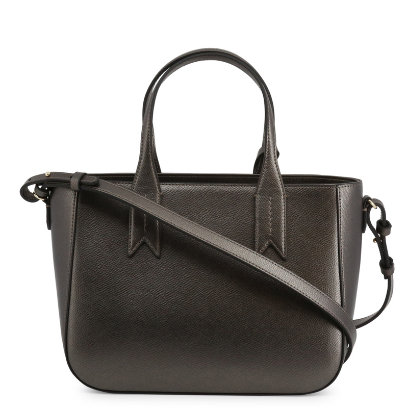 

Emporio Armani Grey Leather Shoulder Bag, Black