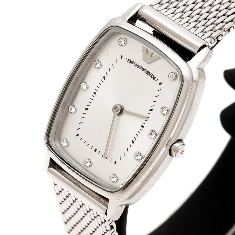 

Emporio Armani Silver Stainless Steel Epsilon AR2495 Women's Wristwatch