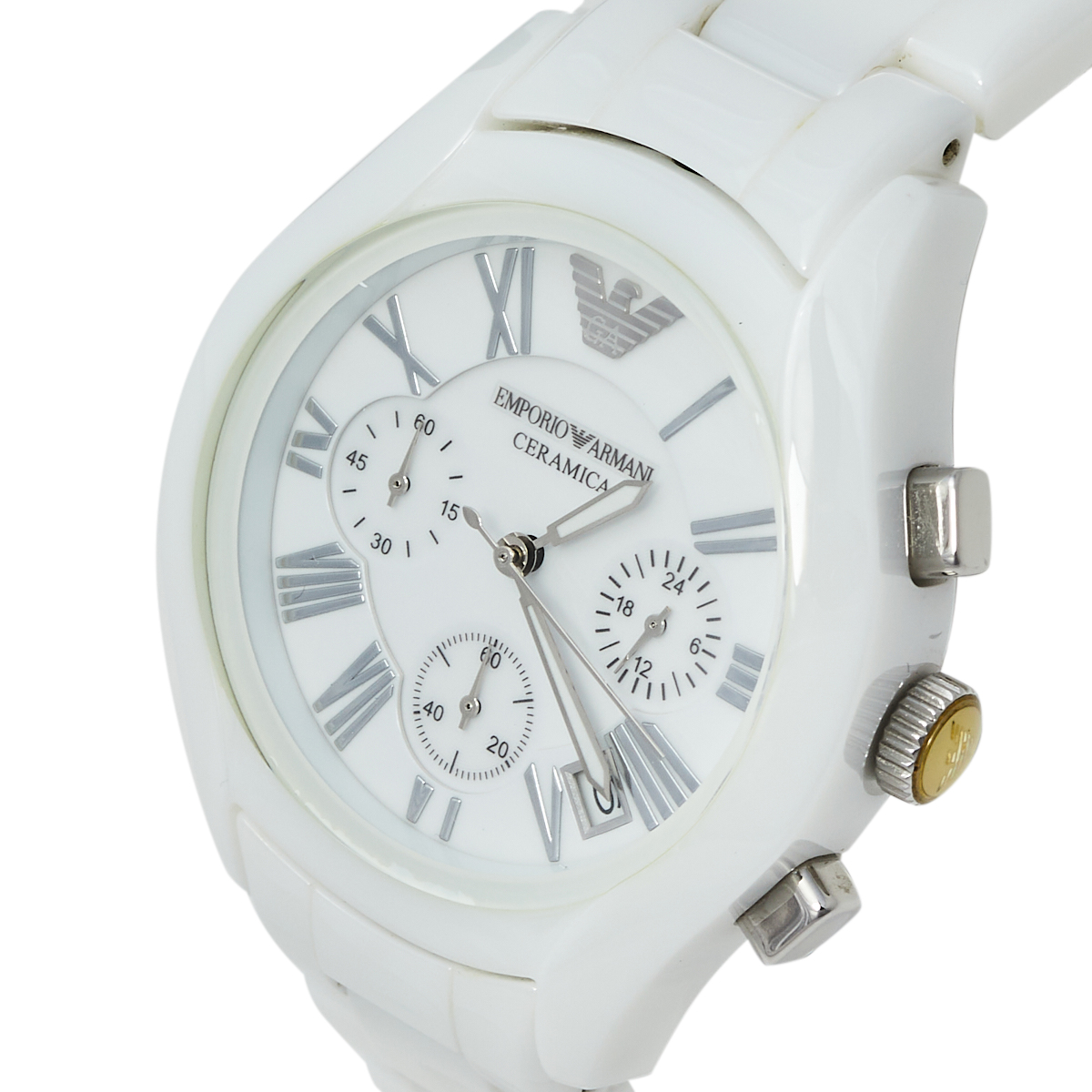 

Emporio Armani White Ceramic Ceramica AR1404 Women's Wristwatch