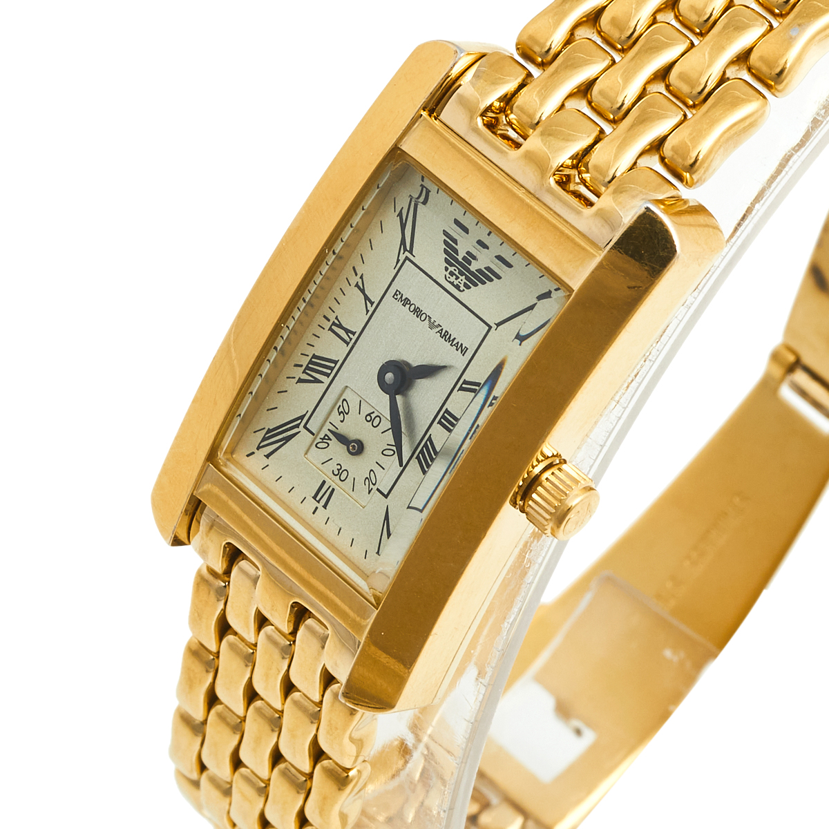 

Emporio Armani Cream Gold Plated Stainless Steel AR0124 Women's Wristwatch