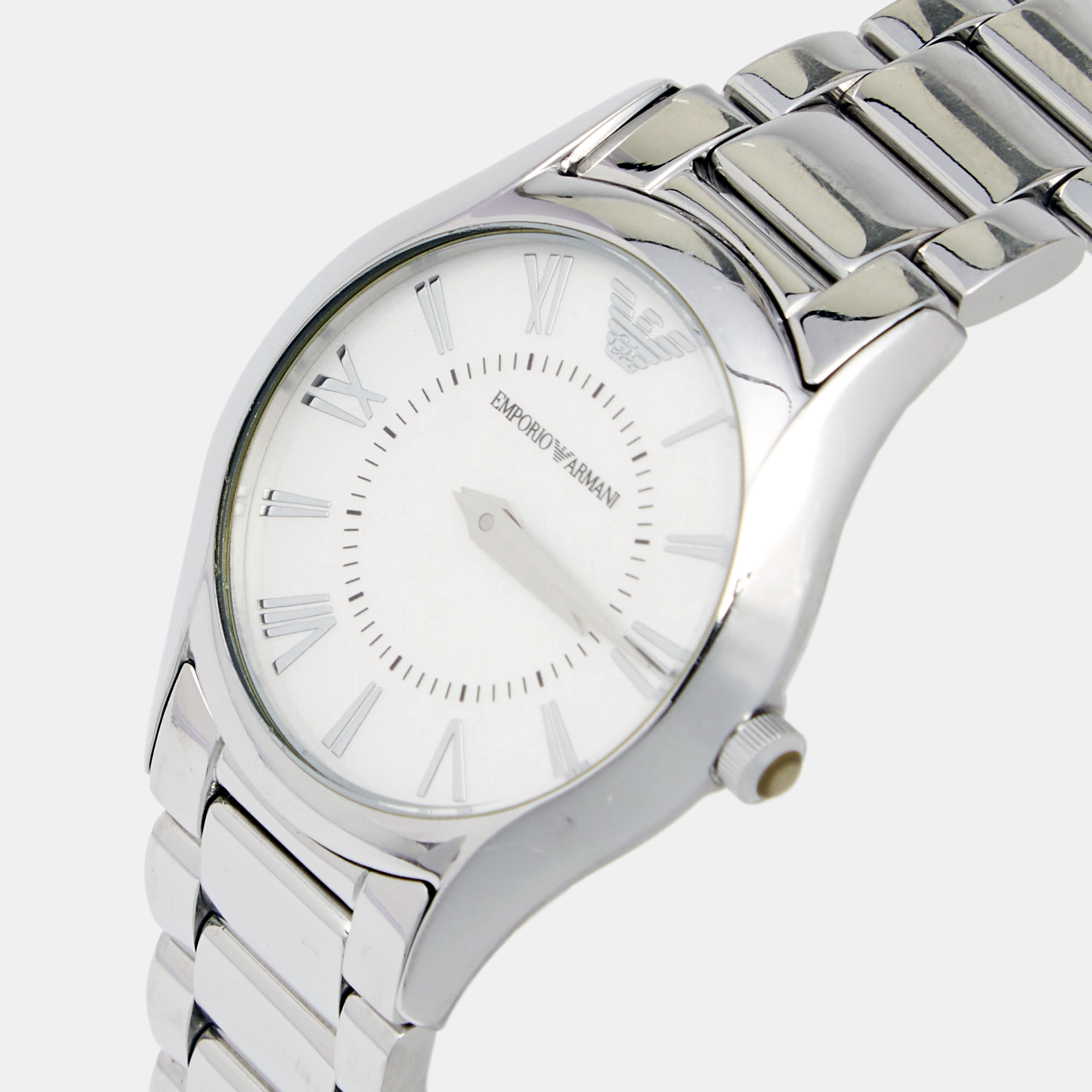 

Emporio Armani Silver Stainless Steel AR8021 Women's Wristwatch