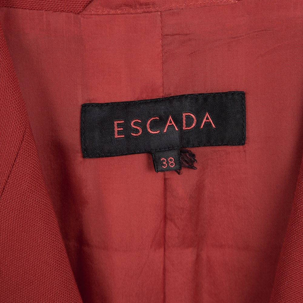 Escada Red Wool Blazer S Escada | TLC