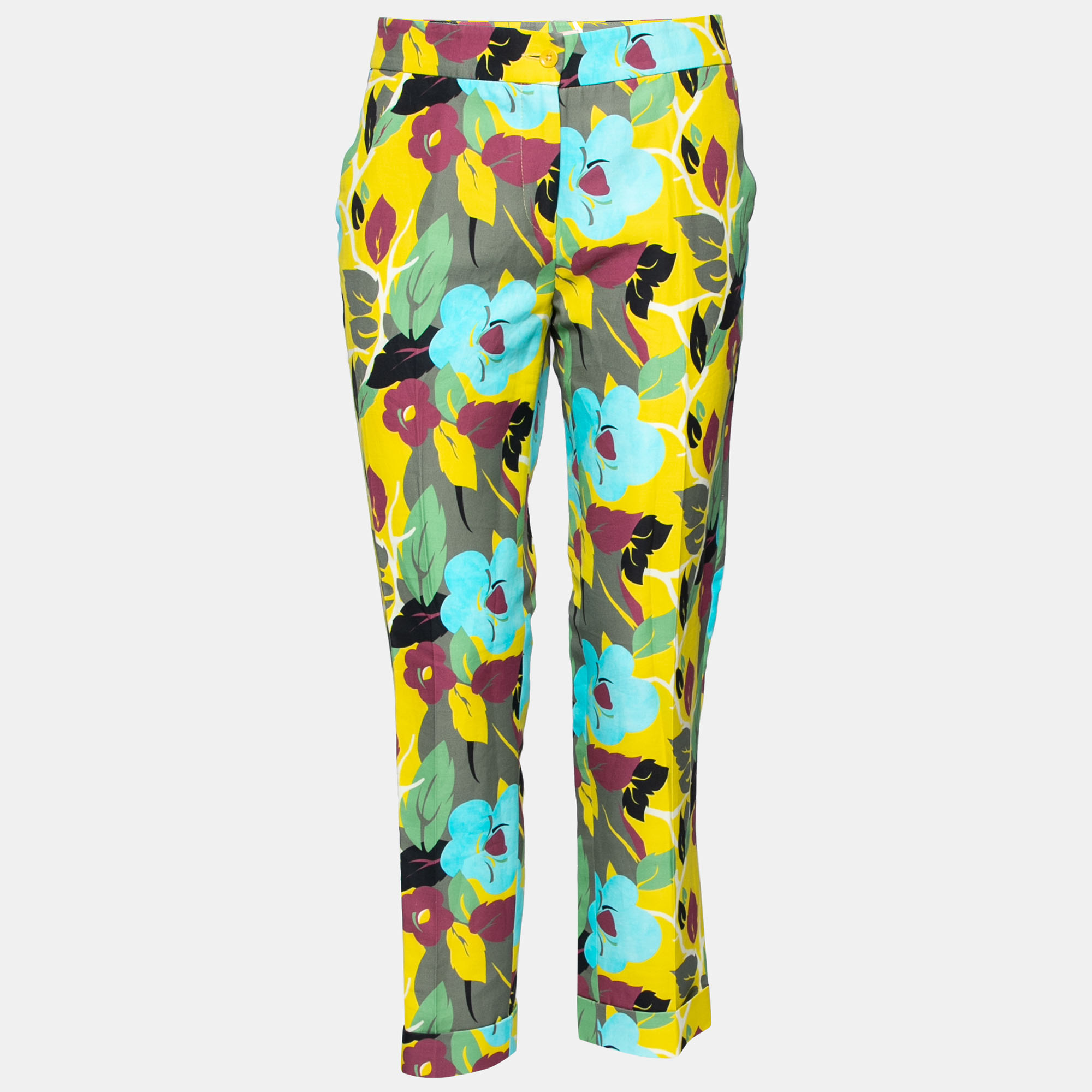 

Etro Multicolor Cotton Printed Trousers M