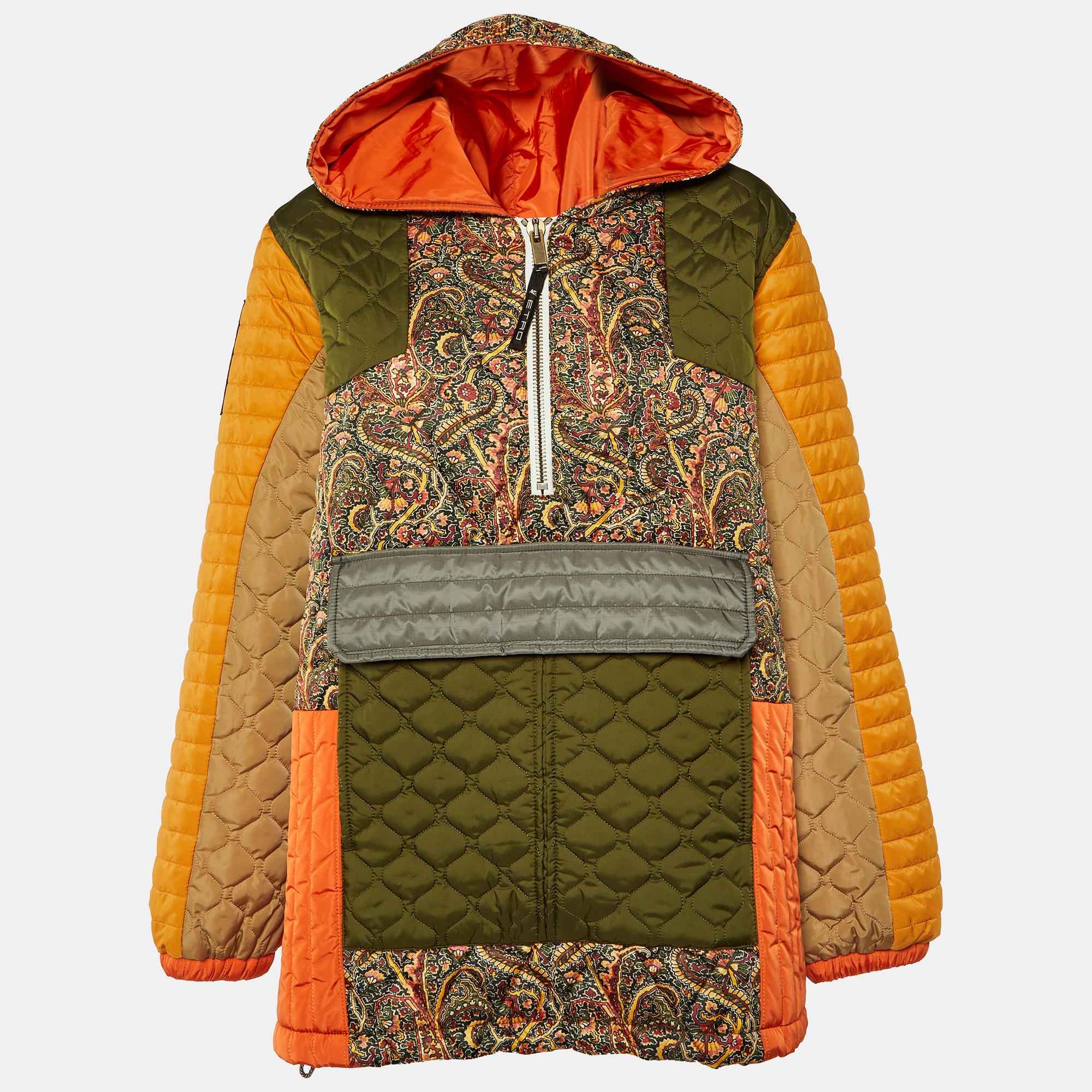 

Etro Multicolor Patchwork Quilted Jacket S